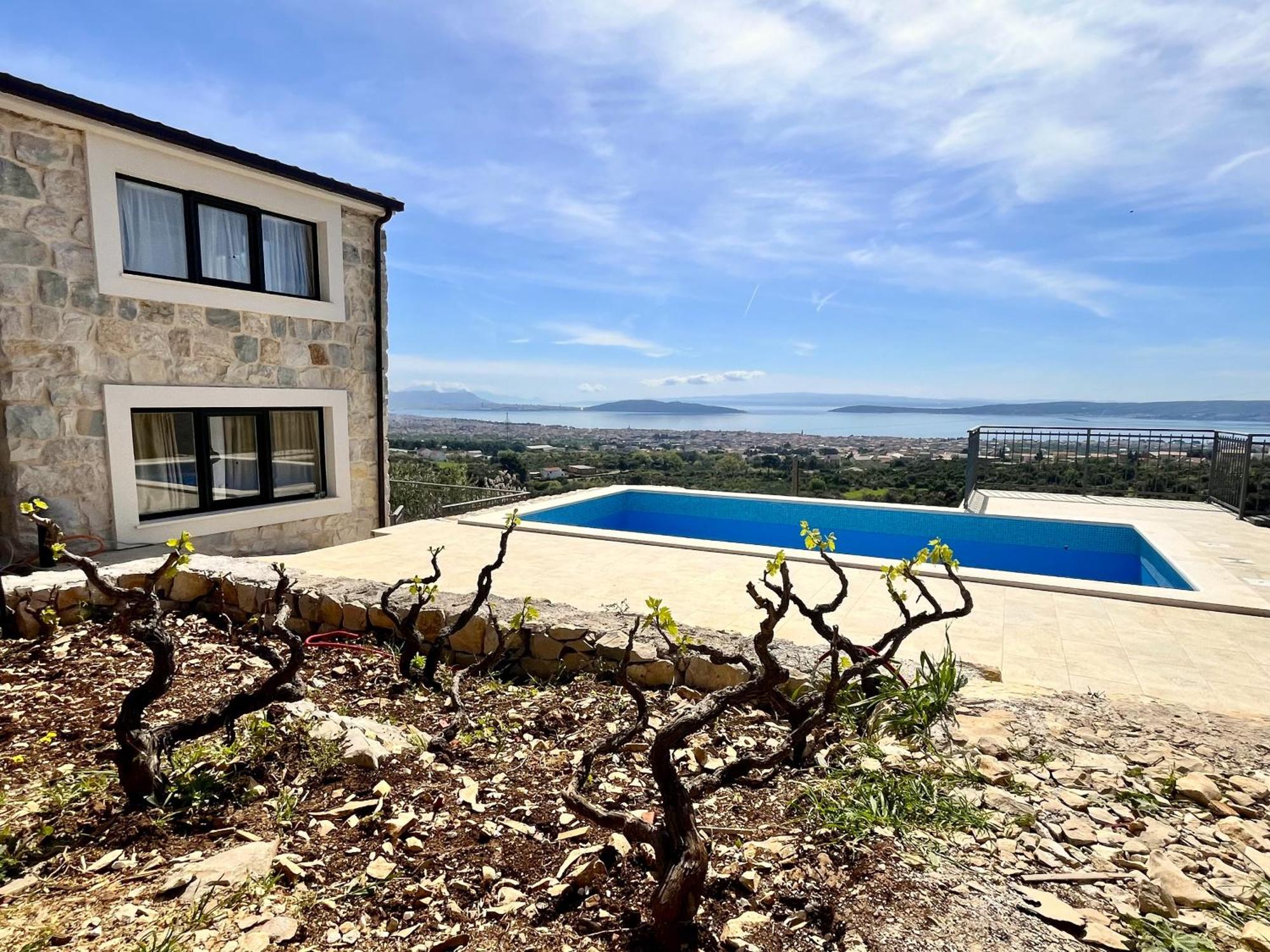 Villa Bepina, Surrounded By Sea, Olive, Vineyard Kastel Novi Exterior photo